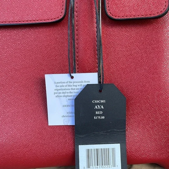 NWT Red Christian Siriano Bag - Picture 3 of 3